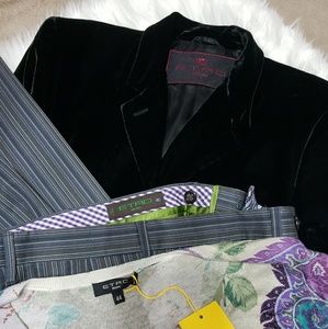 Etro lot jacket velvet top NWT flowered pants